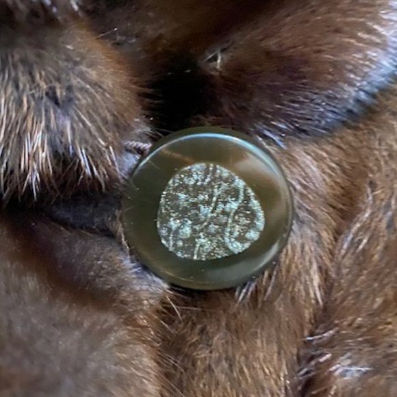 Jean Claude Jitrois Genuine Mink  Fur Coat Medium Length Dark Brown Size XL US/4 - Picture 5 of 16